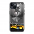 Дизайнерский пластиковый чехол для Iphone 14 Lamborghini