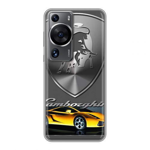 Дизайнерский силиконовый чехол для Huawei P60 Lamborghini