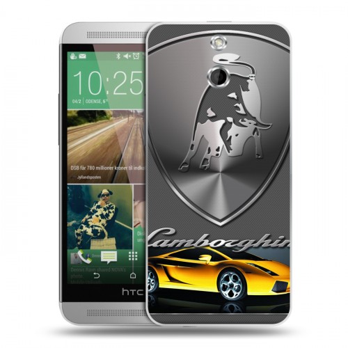 Дизайнерский пластиковый чехол для HTC One E8 Lamborghini