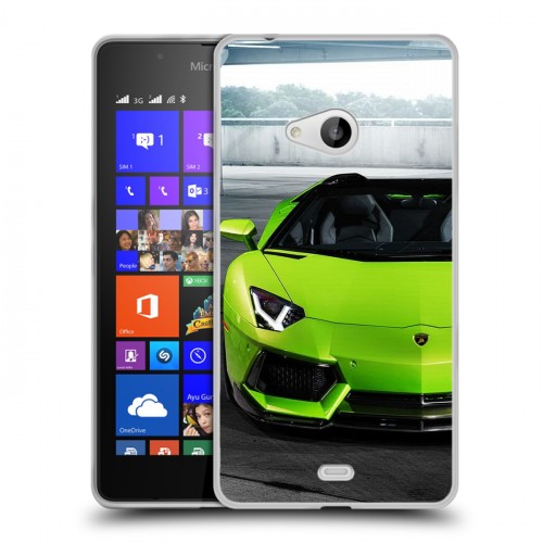 Дизайнерский пластиковый чехол для Microsoft Lumia 540 Lamborghini