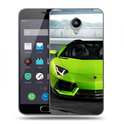 Дизайнерский пластиковый чехол для Meizu M2 Note Lamborghini