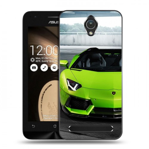 Дизайнерский пластиковый чехол для ASUS Zenfone Go Lamborghini