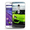 Дизайнерский пластиковый чехол для Lenovo Moto G Lamborghini