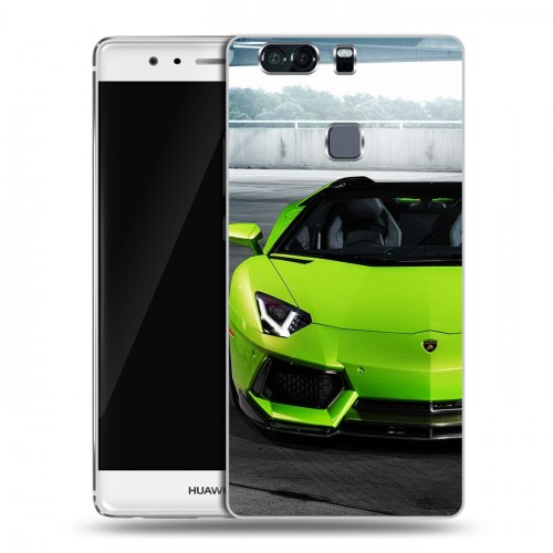 Дизайнерский пластиковый чехол для Huawei P9 Plus Lamborghini