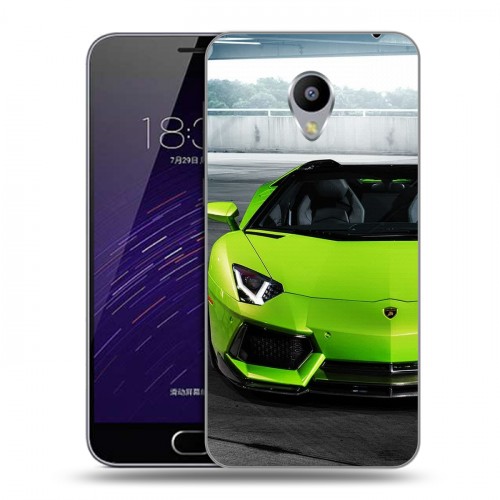 Дизайнерский силиконовый чехол для Meizu M3s Mini Lamborghini