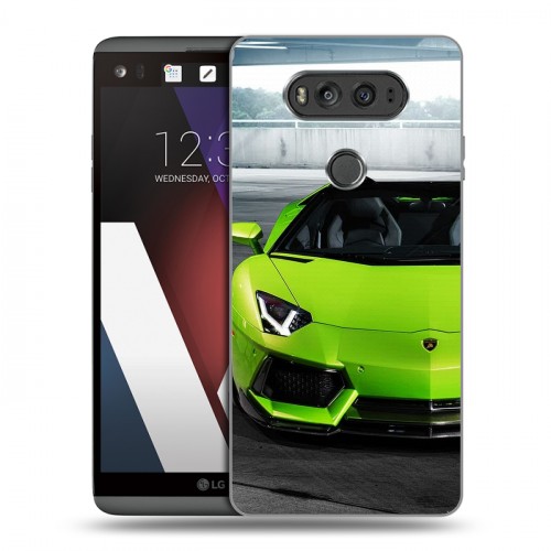 Дизайнерский пластиковый чехол для LG V20 Lamborghini