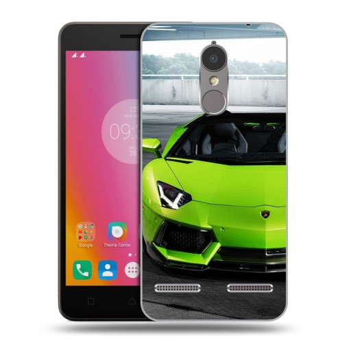 Дизайнерский силиконовый чехол для Lenovo K6 Lamborghini