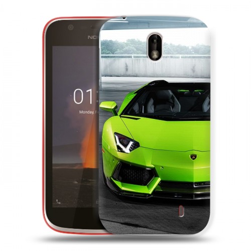 Дизайнерский пластиковый чехол для Nokia 1 Lamborghini