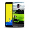 Дизайнерский пластиковый чехол для Samsung Galaxy J6 Lamborghini