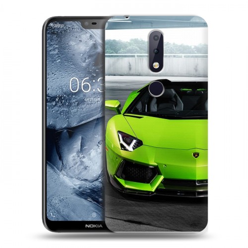 Дизайнерский пластиковый чехол для Nokia 6.1 Plus Lamborghini