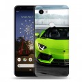 Дизайнерский пластиковый чехол для Google Pixel 3a XL Lamborghini