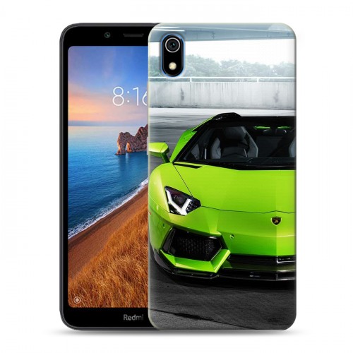 Дизайнерский силиконовый чехол для Xiaomi RedMi 7A Lamborghini