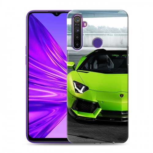 Дизайнерский силиконовый чехол для Realme 5 Lamborghini