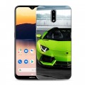 Дизайнерский пластиковый чехол для Nokia 2.3 Lamborghini