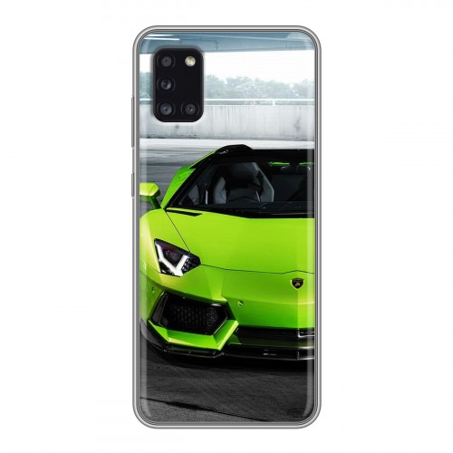 Дизайнерский силиконовый чехол для Samsung Galaxy A31 Lamborghini