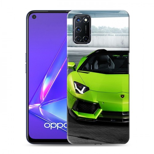 Дизайнерский пластиковый чехол для OPPO A52 Lamborghini