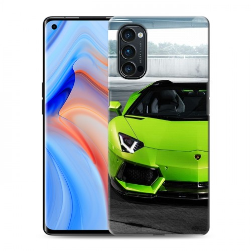 Дизайнерский пластиковый чехол для OPPO Reno4 Pro Lamborghini