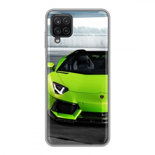 Дизайнерский силиконовый чехол для Samsung Galaxy A12 Lamborghini