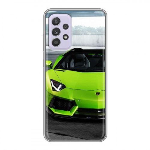 Дизайнерский силиконовый чехол для Samsung Galaxy A52 Lamborghini