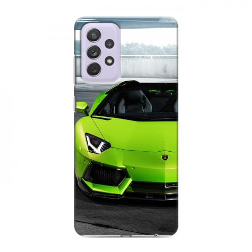 Дизайнерский пластиковый чехол для Samsung Galaxy A72 Lamborghini