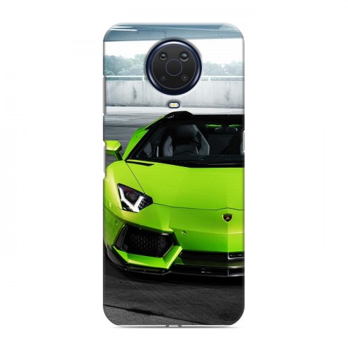 Дизайнерский силиконовый с усиленными углами чехол для Nokia G20 Lamborghini