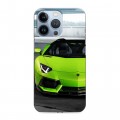 Дизайнерский силиконовый чехол для Iphone 13 Pro Lamborghini