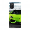 Дизайнерский силиконовый с усиленными углами чехол для Samsung Galaxy A03s Lamborghini