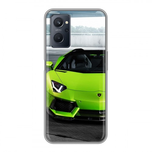 Дизайнерский силиконовый чехол для Realme 9i Lamborghini