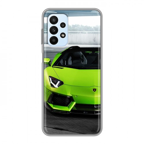 Дизайнерский силиконовый чехол для Samsung Galaxy A23 Lamborghini