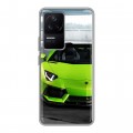 Дизайнерский силиконовый чехол для Xiaomi Poco F4 Lamborghini