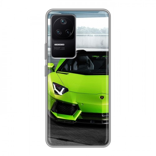 Дизайнерский силиконовый чехол для Xiaomi Poco F4 Lamborghini