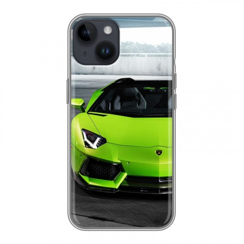 Дизайнерский пластиковый чехол для Iphone 14 Lamborghini