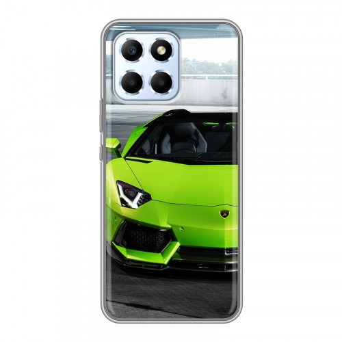Дизайнерский силиконовый с усиленными углами чехол для Huawei Honor X6 Lamborghini