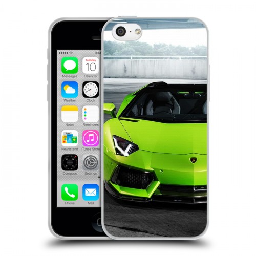 Дизайнерский пластиковый чехол для Iphone 5c Lamborghini