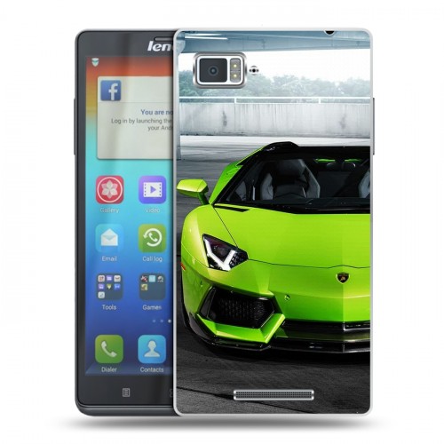 Дизайнерский пластиковый чехол для Lenovo Vibe Z Lamborghini