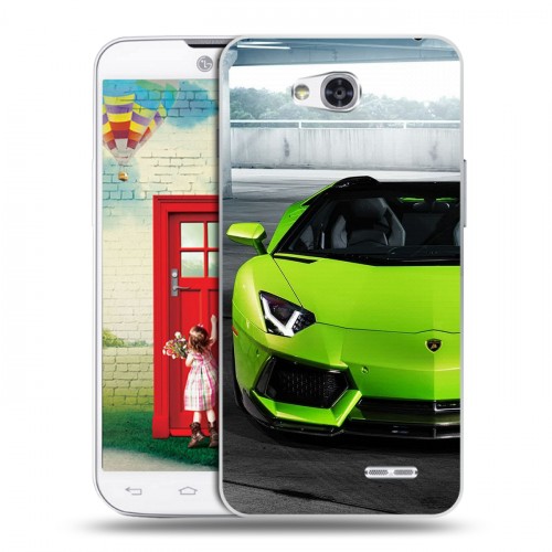 Дизайнерский пластиковый чехол для LG L80 Lamborghini