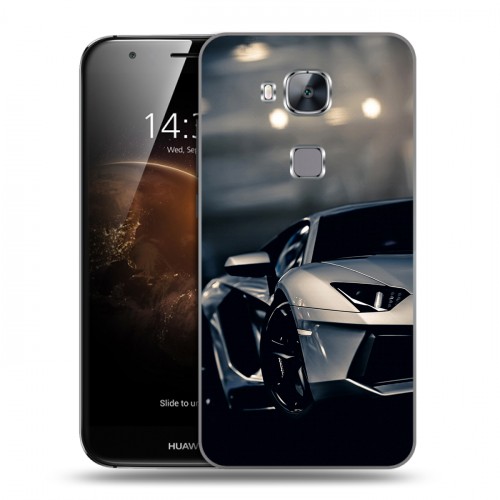 Дизайнерский пластиковый чехол для Huawei G8 Lamborghini