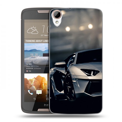 Дизайнерский пластиковый чехол для HTC Desire 828 Lamborghini