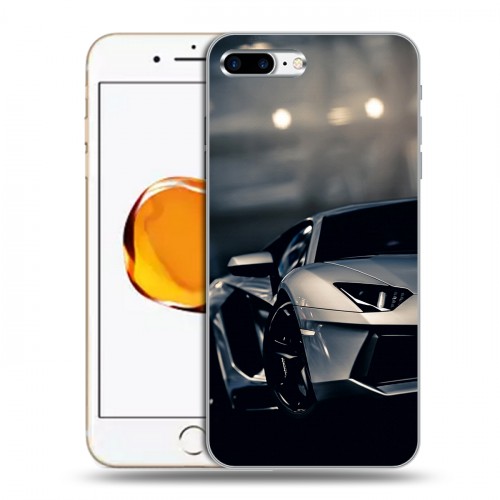 Дизайнерский пластиковый чехол для Iphone 7 Plus / 8 Plus Lamborghini