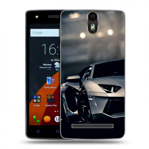 Дизайнерский силиконовый чехол для Wileyfox Storm Lamborghini