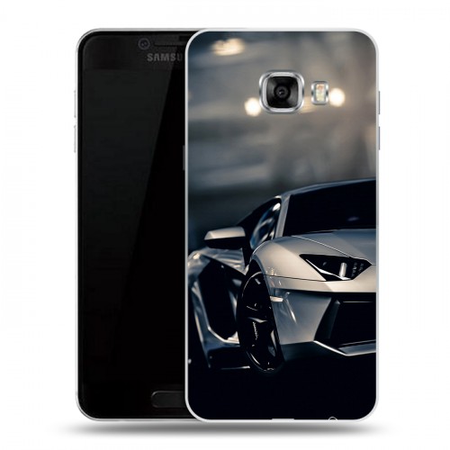 Дизайнерский пластиковый чехол для Samsung Galaxy C5 Lamborghini