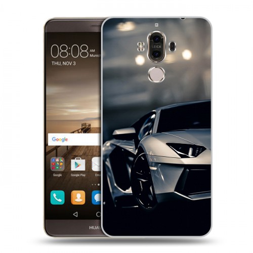 Дизайнерский пластиковый чехол для Huawei Mate 9 Lamborghini