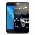 Дизайнерский пластиковый чехол для Asus ZenFone Live Lamborghini