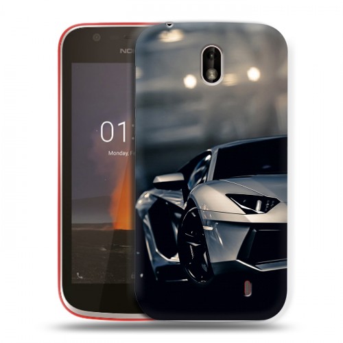 Дизайнерский пластиковый чехол для Nokia 1 Lamborghini