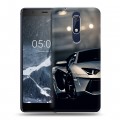 Дизайнерский пластиковый чехол для Nokia 5.1 Lamborghini