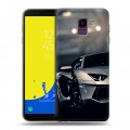 Дизайнерский пластиковый чехол для Samsung Galaxy J6 Lamborghini