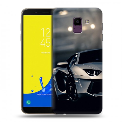 Дизайнерский пластиковый чехол для Samsung Galaxy J6 Lamborghini