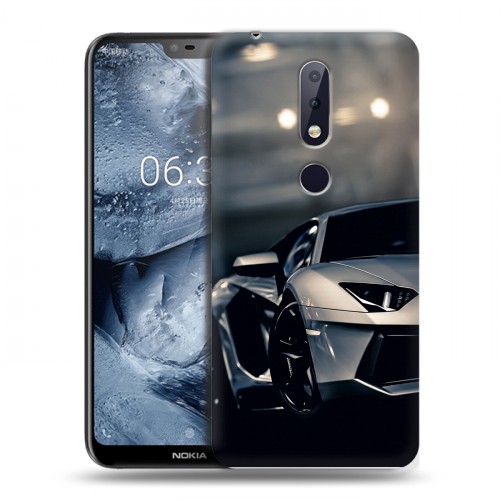 Дизайнерский пластиковый чехол для Nokia 6.1 Plus Lamborghini