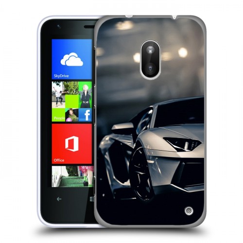 Дизайнерский пластиковый чехол для Nokia Lumia 620 Lamborghini