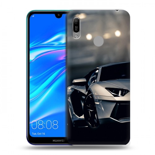 Дизайнерский пластиковый чехол для Huawei Y6 (2019) Lamborghini